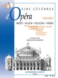 AIRS CELEBRES D'OPERAS VOL.1 (TRUMPET/PIANO)