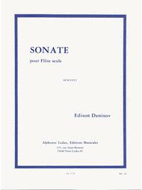 EDISON DENISOV: SONATE (FLUTE SOLO)