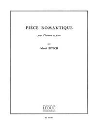 MARCEL BITSCH: PIECE ROMANTIQUE (CLARINET & PIANO)