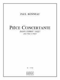PAUL BONNEAU: PIECE CONCERTANTE DANS L'ESPRIT 'JAZZ' (FLUTE & PIANO)