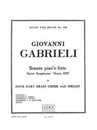 GIOVANNI GABRIELI: SONATA PIAN'E FORTE (QUINTET-MIXED)
