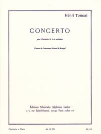 HENRI TOMASI - CONCERTO POUR CLARINETTE EN SI BEMOL ET ORCHESTRE A CORDES