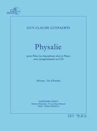 LUYPAERTS: PHYSALIE (FIN D'ETUDES) POUR FLUTE (OU SAXOPHONE ALTO) ET PIANO AVEC CD : LE CAHIER