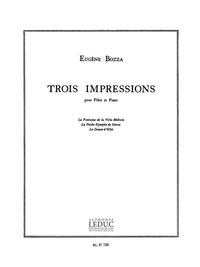 EUGENE BOZZA: 3 IMPRESSIONS (FLUTE & PIANO)