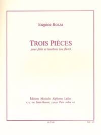 EUGENE BOZZA: 3 PIECES (FLUTE/OBOE)