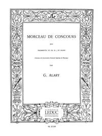 GEORGES ALARY: MORCEAU DE CONCOURS (TRUMPET & PIANO) TROMPETTE