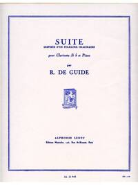 RICHARD DE GUIDE: SUITE INSPIREE D'UN FOLKLORE IMAGINAIRE OP.32, NO.1 (CLARINET & PIANO)
