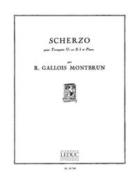 RAYMOND GALLOIS-MONTBRUN: SCHERZO (TRUMPET & PIANO) TROMPETTE