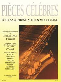 VARIOUS COMPOSERS: PIECES CELEBRES VOL.2 (SAXOPHONE-ALTO & PIANO)