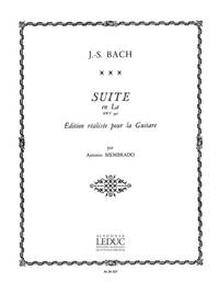 JOHANN SEBASTIAN BACH: SUITE NO.2, BWV997 IN A MAJOR (GUITAR SOLO)