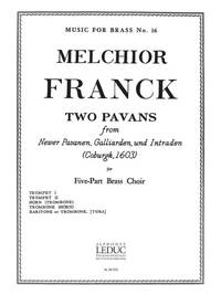MAURICE FRANCK: 2 PAVANS (QUINTET-BRASS)