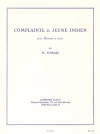 HENRI TOMASI: COMPLAINTE DU JEUNE INDIEN (CLARINET/PIANO)