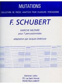 FRANZ SCHUBERT: MARCHE MILITAIRE (PERCUSSION ENSEMBLE)