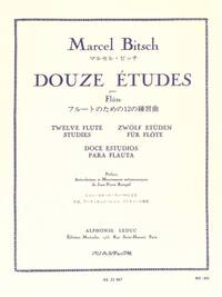 MARCEL BITSCH: TWELVE FLUTE STUDIES