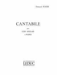 FRANCOIS RASSE: CANTABILE (COR ANGLAIS & PIANO)