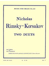 NIKOLAI ANDREYEVICH RIMSKY-KORSAKOV: 2 DUETS (TRUMPETS 2)