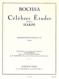 NICOLAS-CHARLES BOCHSA: CELEBRATED STUDIES FOR HARP (40 EASY STUDIES - VOLUME 2)
