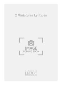 VLADISLAV CHOUT: 2 MINIATURES LYRIQUES (FLUTE & PIANO)