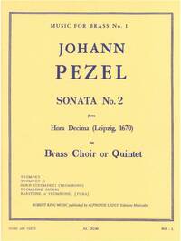 JOHANN CHRISTOPH PEZEL: SONATA NO.2 (QUINTET-BRASS)