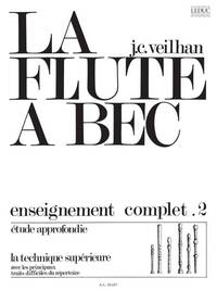 JEAN-CLAUDE VEILHAN: LA FLUTE A BEC VOL.2 (RECORDER SOLO)