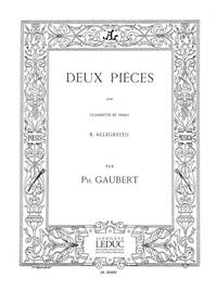 PHILIPPE GAUBERT: 2 PIECES NO.2: ALLEGRETTO (CLARINET & PIANO)