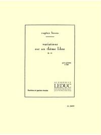 EUGENE BOZZA: VARIATIONS SUR UN THEME LIBRE OP.42 (QUINTET-WIND)