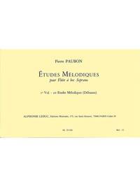 PIERRE PAUBON : 20 ETUDES MELODIQUES - FLUTE A BEC SOPRANO