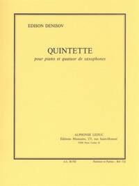 EDISON DENISOV: QUINTETTE (SAXOPHONES 4)
