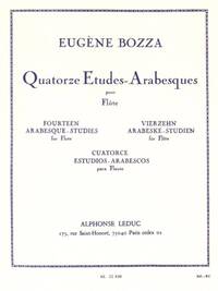 EUGENE BOZZA: FOURTEEN ARABESQUE STUDIES FOR FLUTE