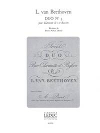 LUDWIG VAN BEETHOVEN: DUO NO.3 (CLARINET & BASSOON)
