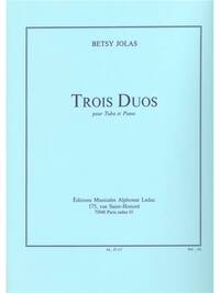 BETSY JOLAS: 3 DUOS (TUBA & PIANO)