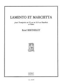 RENE BERTHELOT: LAMENTO ET MARCIETTA (OBOE & PIANO)