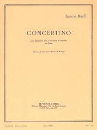 JEANINE RUEFF: CONCERTINO (ALTO SAXOPHONE AND PIANO)
