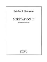 REINHARD LUTTMANN: MEDITATION II (SAXOPHONE & ORGAN)