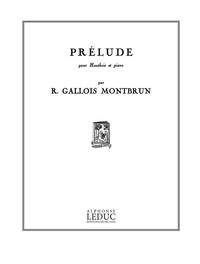 RAYMOND GALLOIS-MONTBRUN: PRELUDE (OBOE & PIANO)