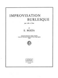 EUGENE BOZZA: IMPROVISATION BURLESQUE (VIOLA & PIANO)