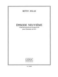 JOLAS EPISODE NEUVIEME FORTEM MAGNUM COLORATUM CLARINET BOOK