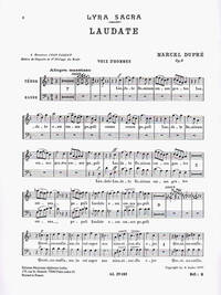 MARCEL DUPRE: LAUDATE DOMINUM OP. 9 NO.4 (TB CHORUS PARTS)
