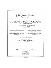 PETIT 12 STUDIES GROUPS FROM LA SEMAINE DU VIRTUOSE TRUMPET BK ENGLISH TROMPETTE