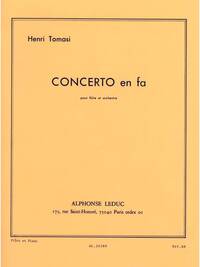 HENRI TOMASI: CONCERTO IN F MAJOR (FLUTE & PIANO)
