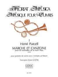 HENRY PURCELL: MARCH AND CANZONE (FLOREAT MUSICAE NO.1) (QUINTET-BRASS)