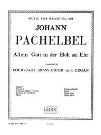 JOHANN PACHELBEL: ALLEIN GOTT IN DER HOH (QUINTET-MIXED)