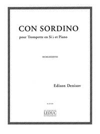 EDISON DENISOV: CON SORDINO (TRUMPET & PIANO) TROMPETTE
