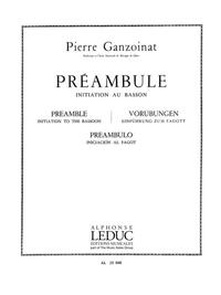 GANZOINAT: PREAMBULE (BASSOON SOLO)