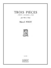 MARCEL POOT: 3 PIECES (FLUTE & PIANO)