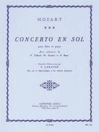 CONCERTO EN SOL POUR FLUTE ET PIANO