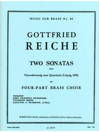 GOTTFRIED REICHE: SONATAS NO.21 & NO.22 (QUARTET-BRASS)