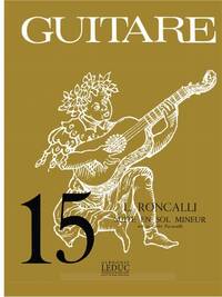 LUDOVICO RONCALLI: SUITE IN G MINOR (COLL. GUITARE NO.15) (GUITAR SOLO)