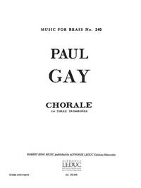 PAUL GAY: CHORAL (TROMBONES 3)
