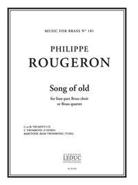 ROUGERON KING SONG OF OLD BRASS QUARTET SCORE/PARTS MFB181